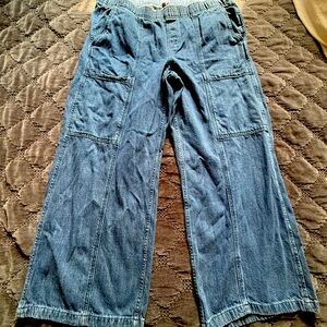 Gap - wide leg denim trousers -XL